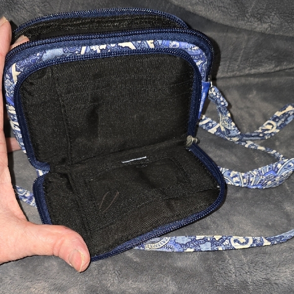 Blue Patterned Crossbody Bag - Picture 5 of 6